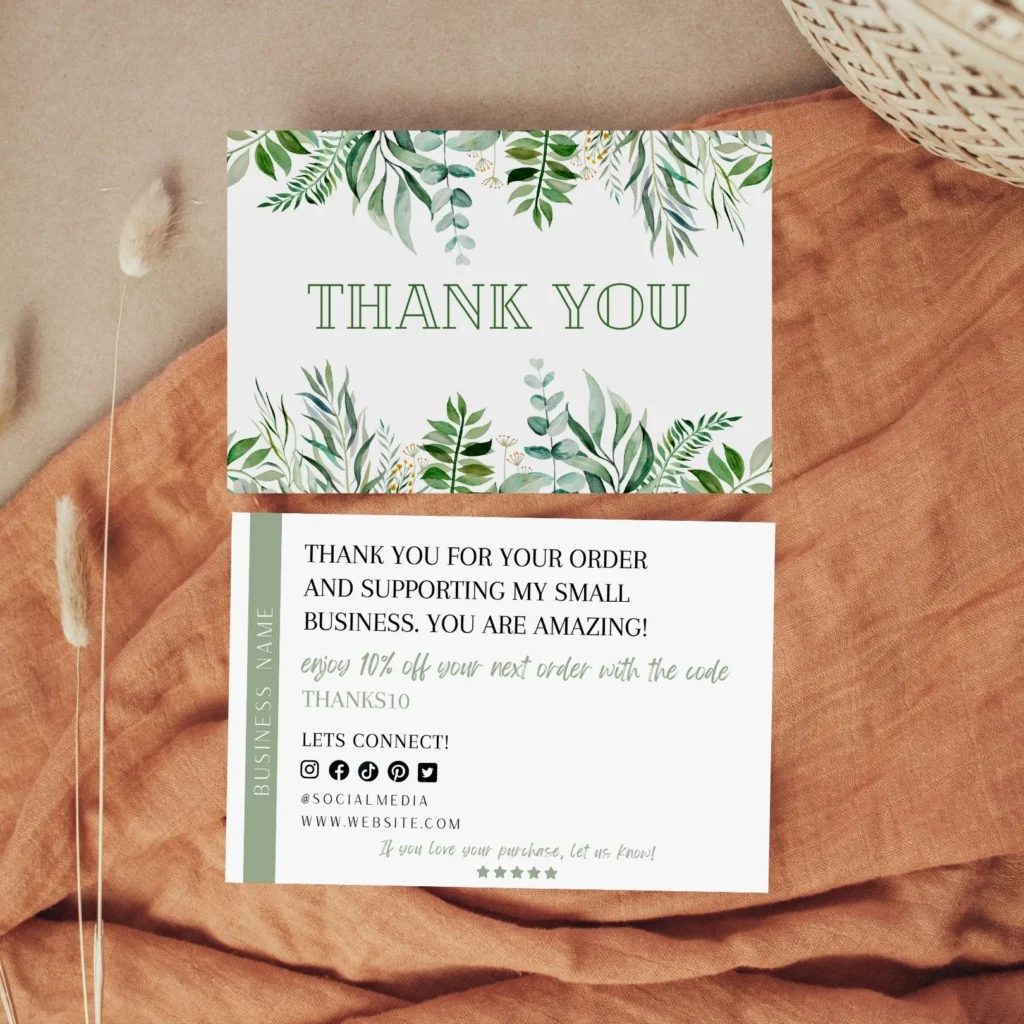 Thank You Cards Printing Sunderland